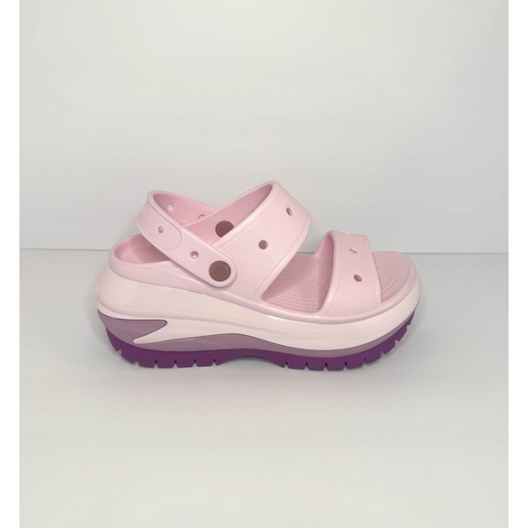 CROCS Shoes - Crocs Mega Crush Platform Sandal Bubble Pink, UNISEX Size: WMNS 8, MENS 6 BNWOT